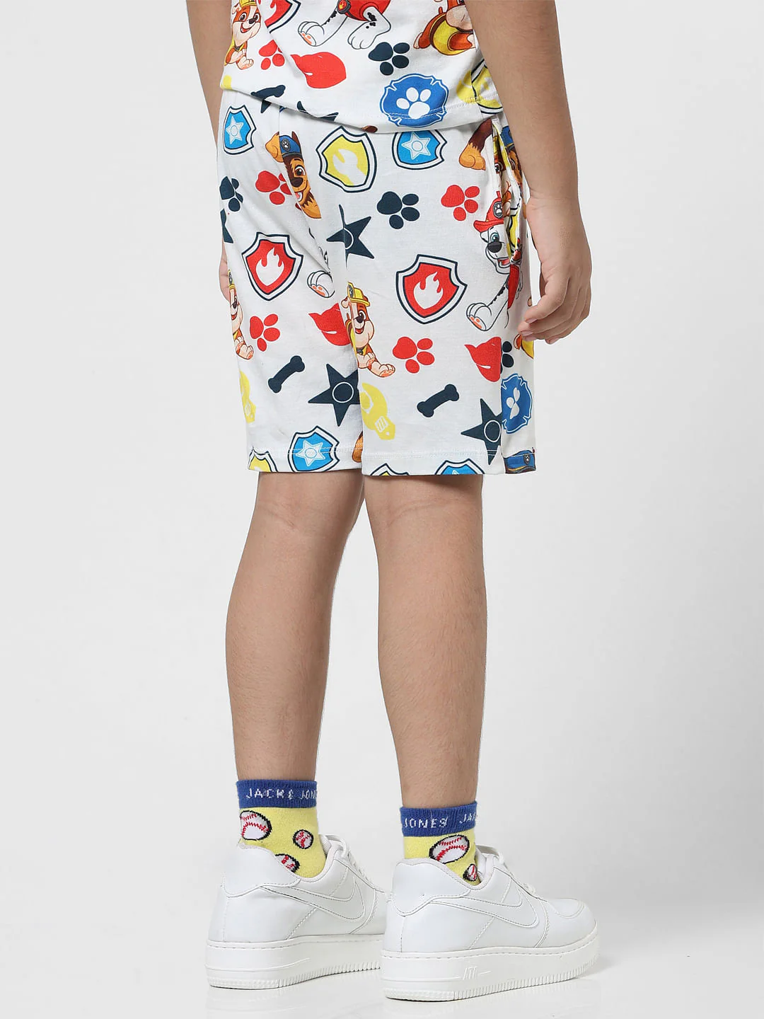 JACK&JONES X PAW PATROL White All Over Print Bermuda Shorts - Image 3