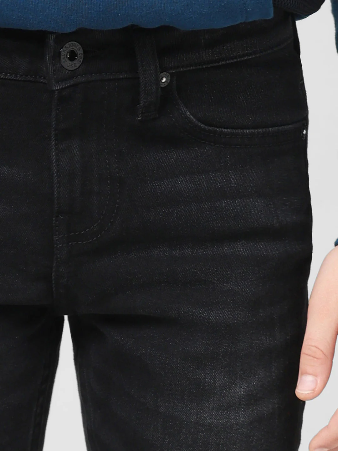 JUNIOR BOYS Black Glenn Slim Fit Jeans - Image 4