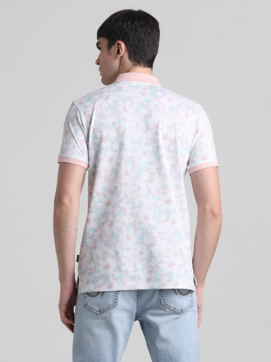 Pink Printed Polo - Image 4