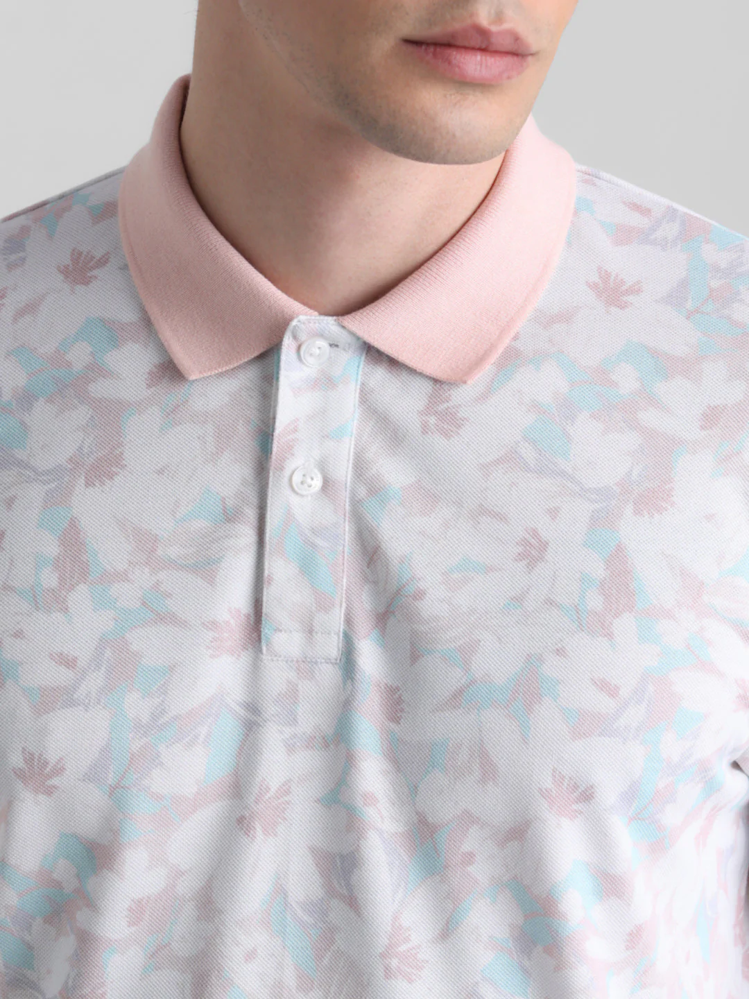Pink Printed Polo - Image 5