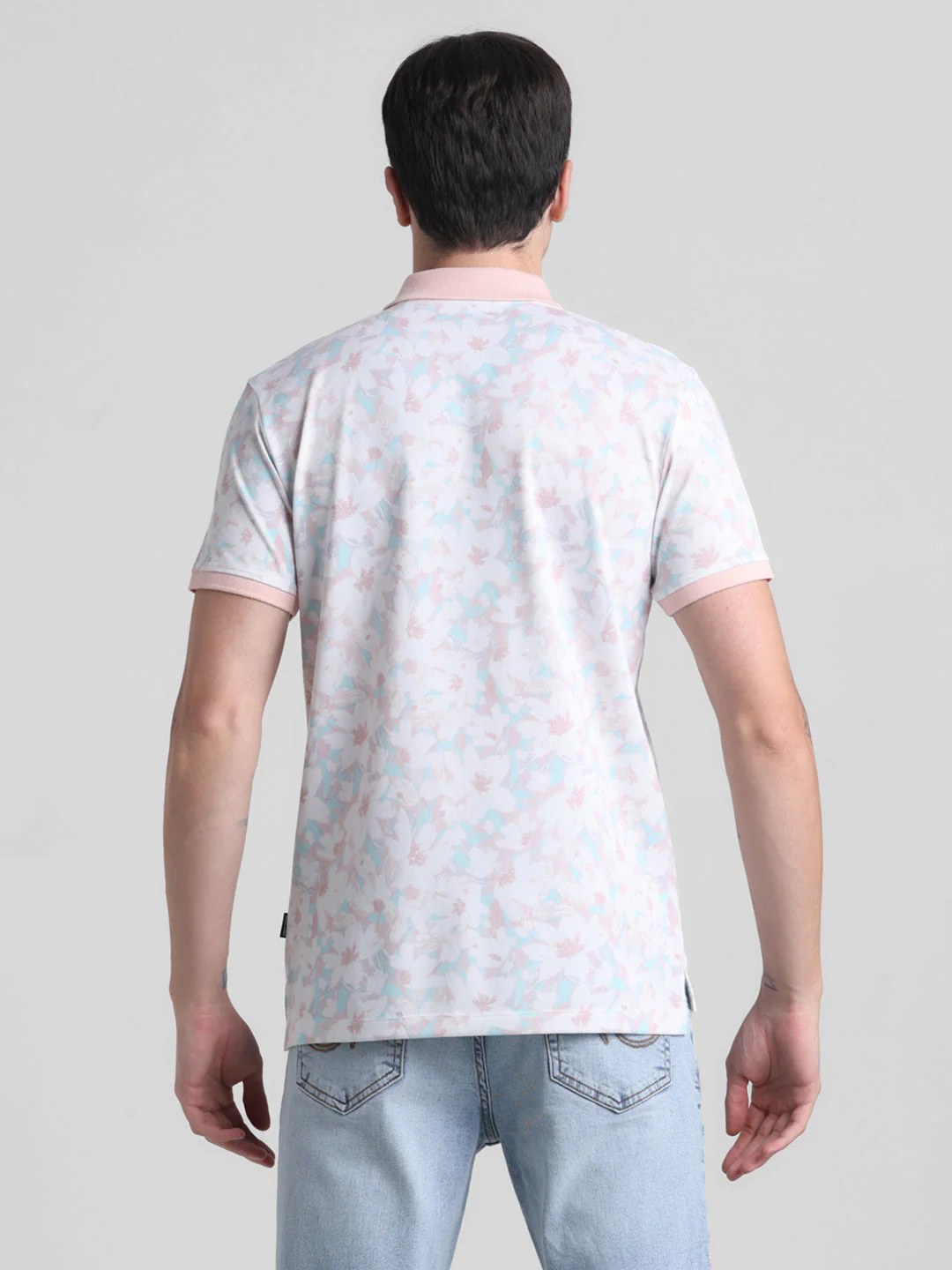 Pink Printed Polo - Image 9