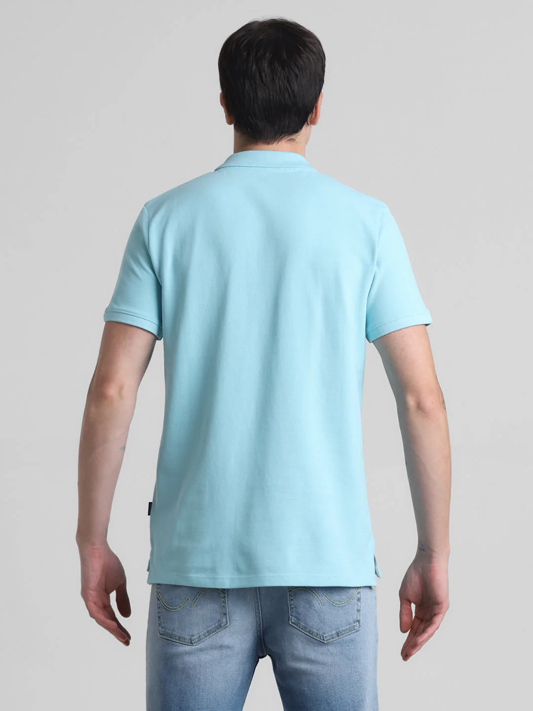 Blue Cotton Polo - Image 9