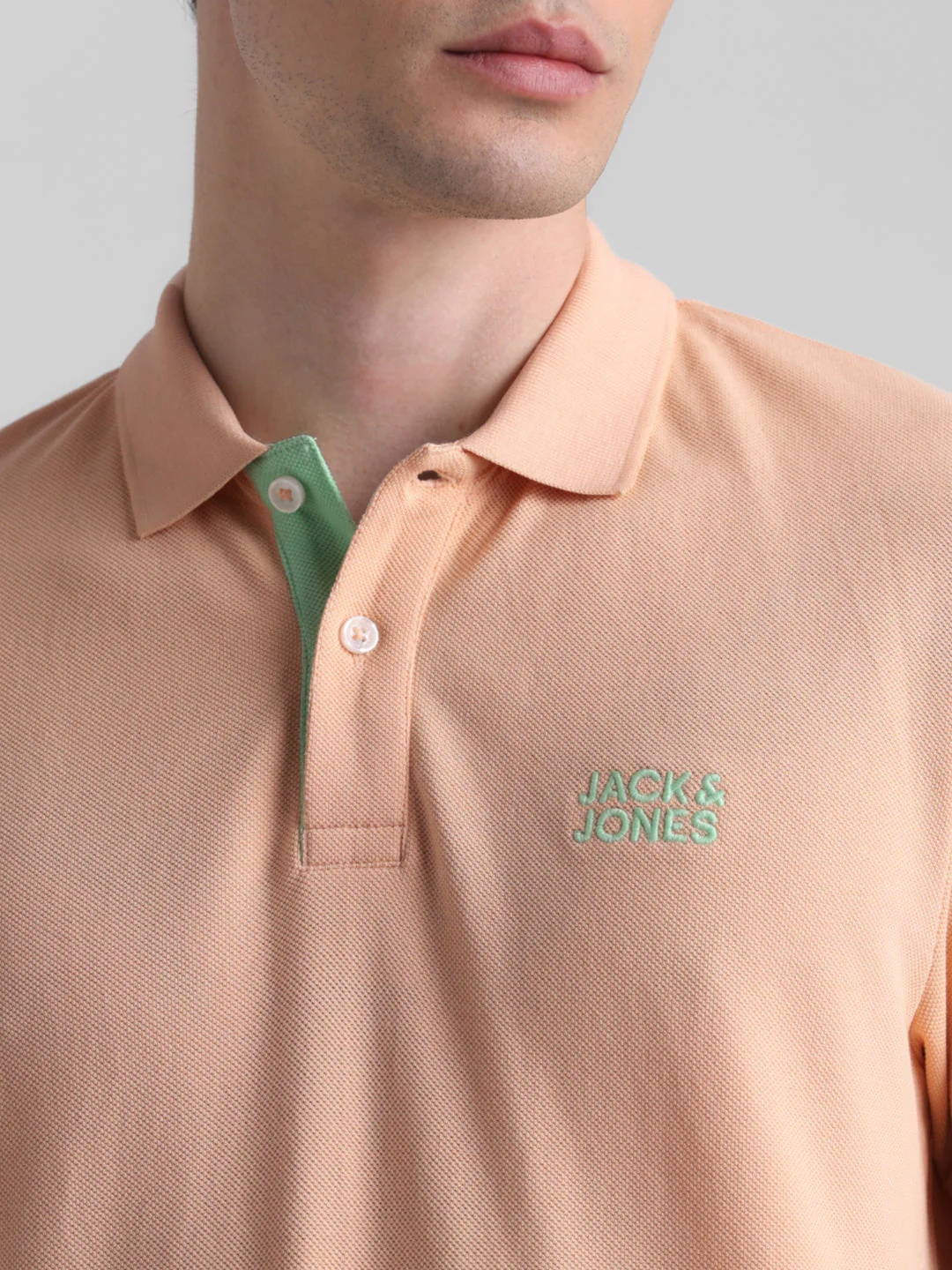 Peach Cotton Polo - Image 5