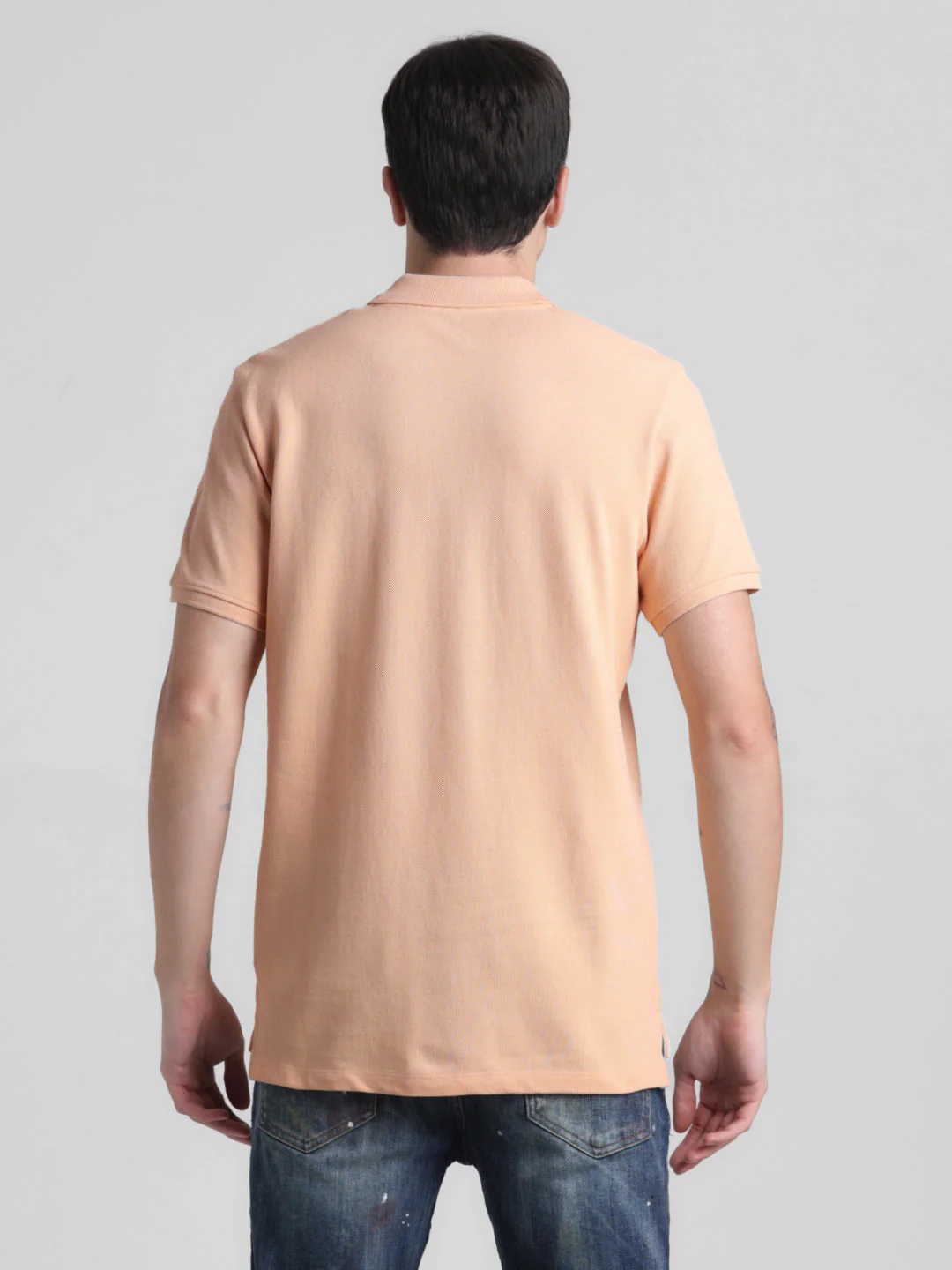 Peach Cotton Polo - Image 9