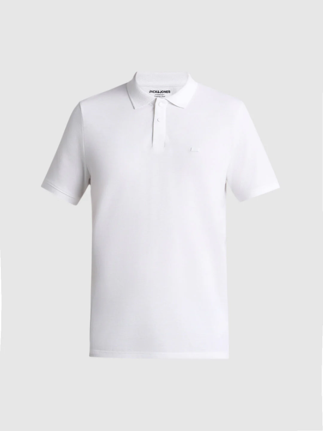 White Regular Fit Polo - Image 7