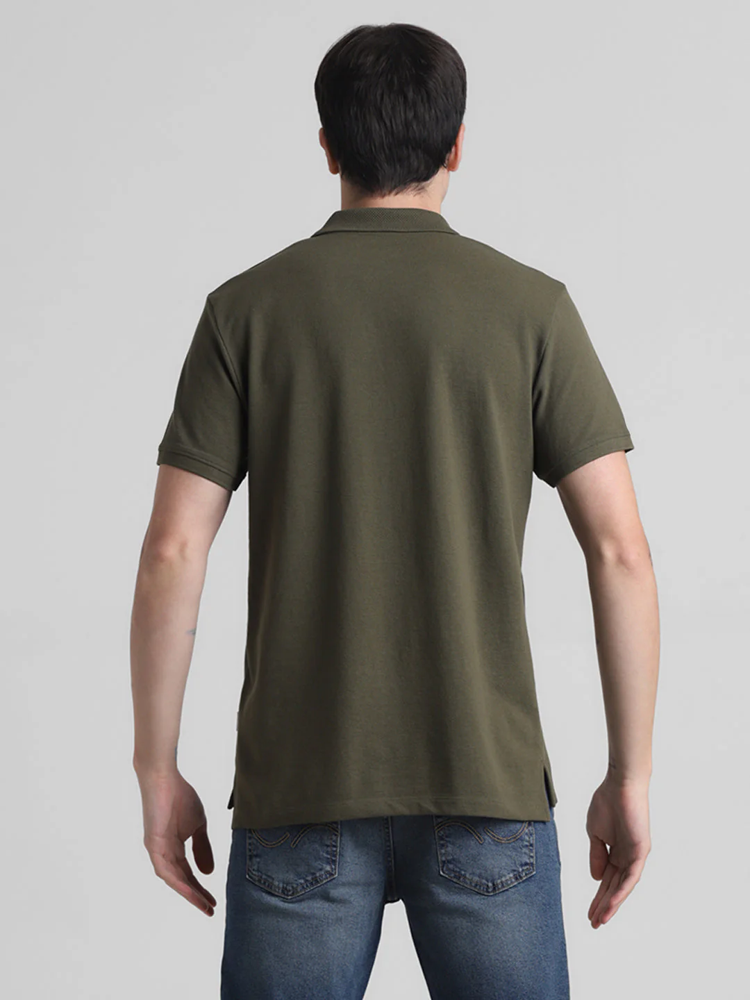 Olive Regular Fit Polo - Image 9