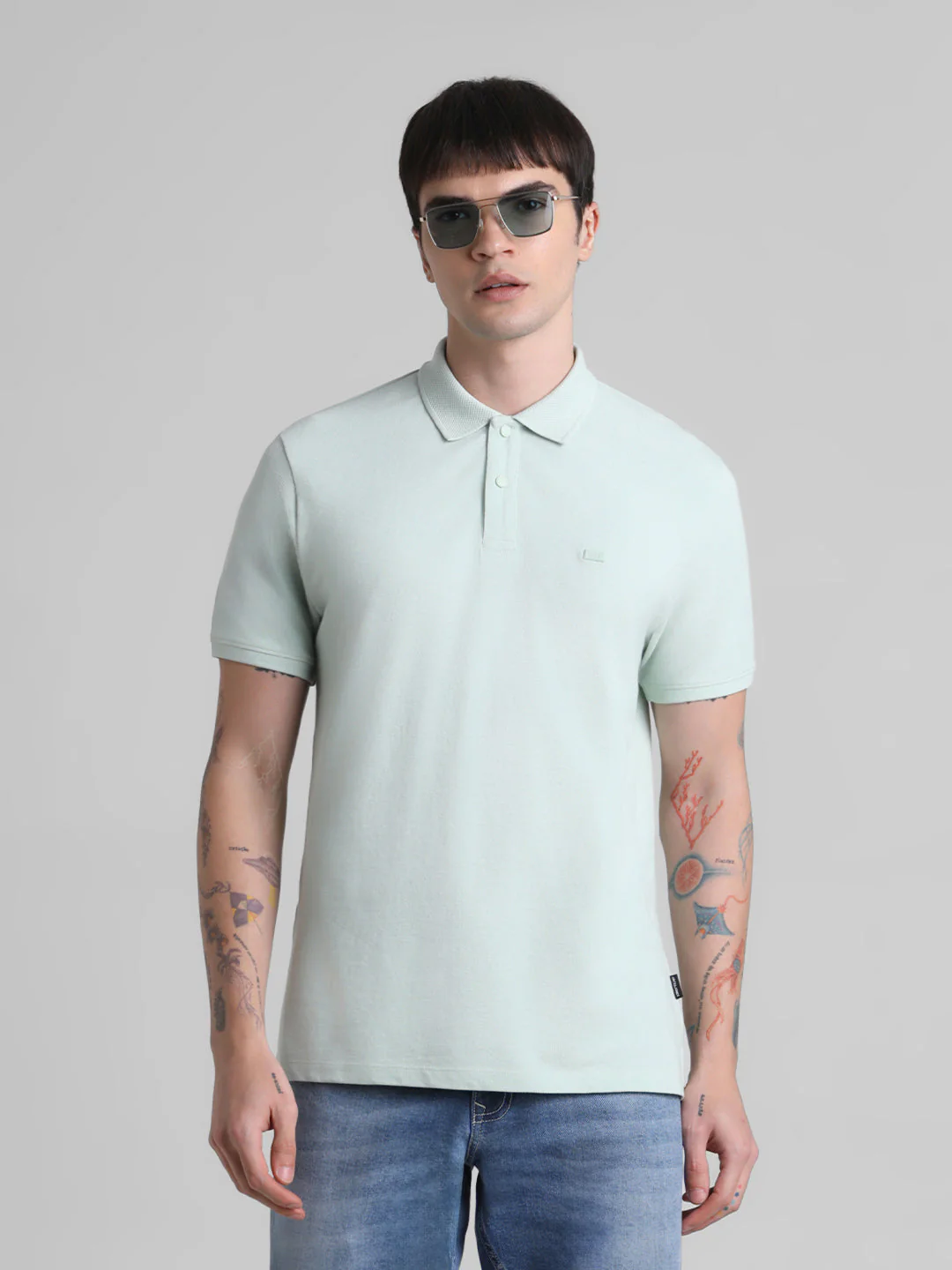 Green Regular Fit Polo