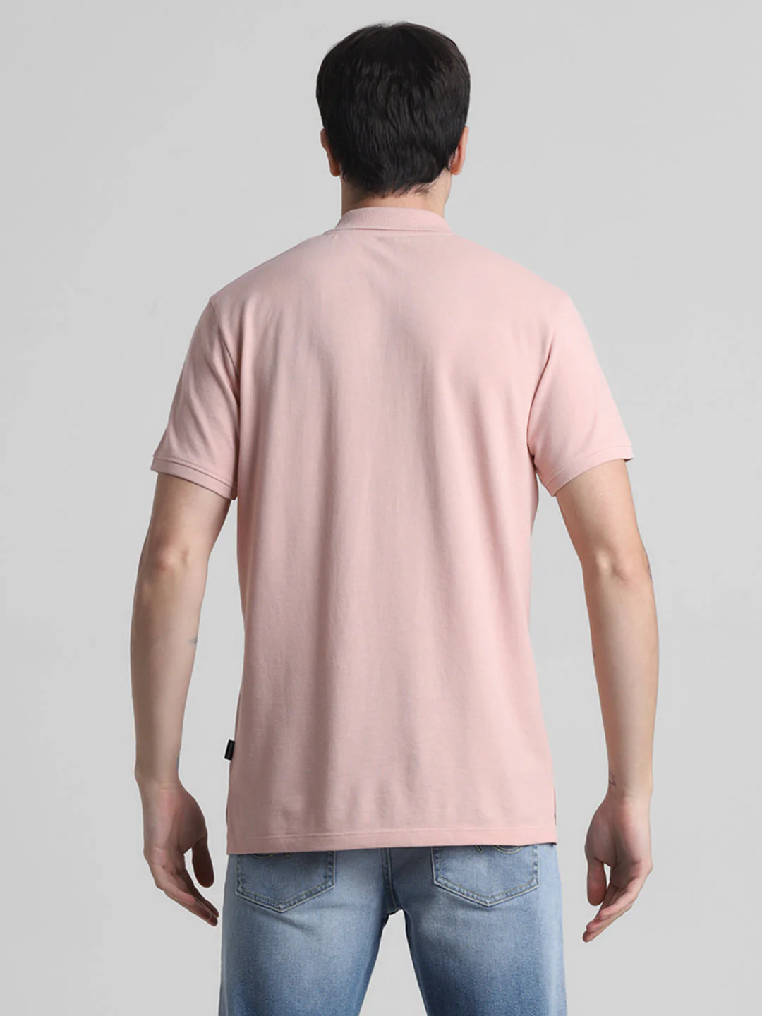 Pink Regular Fit Polo - Image 9