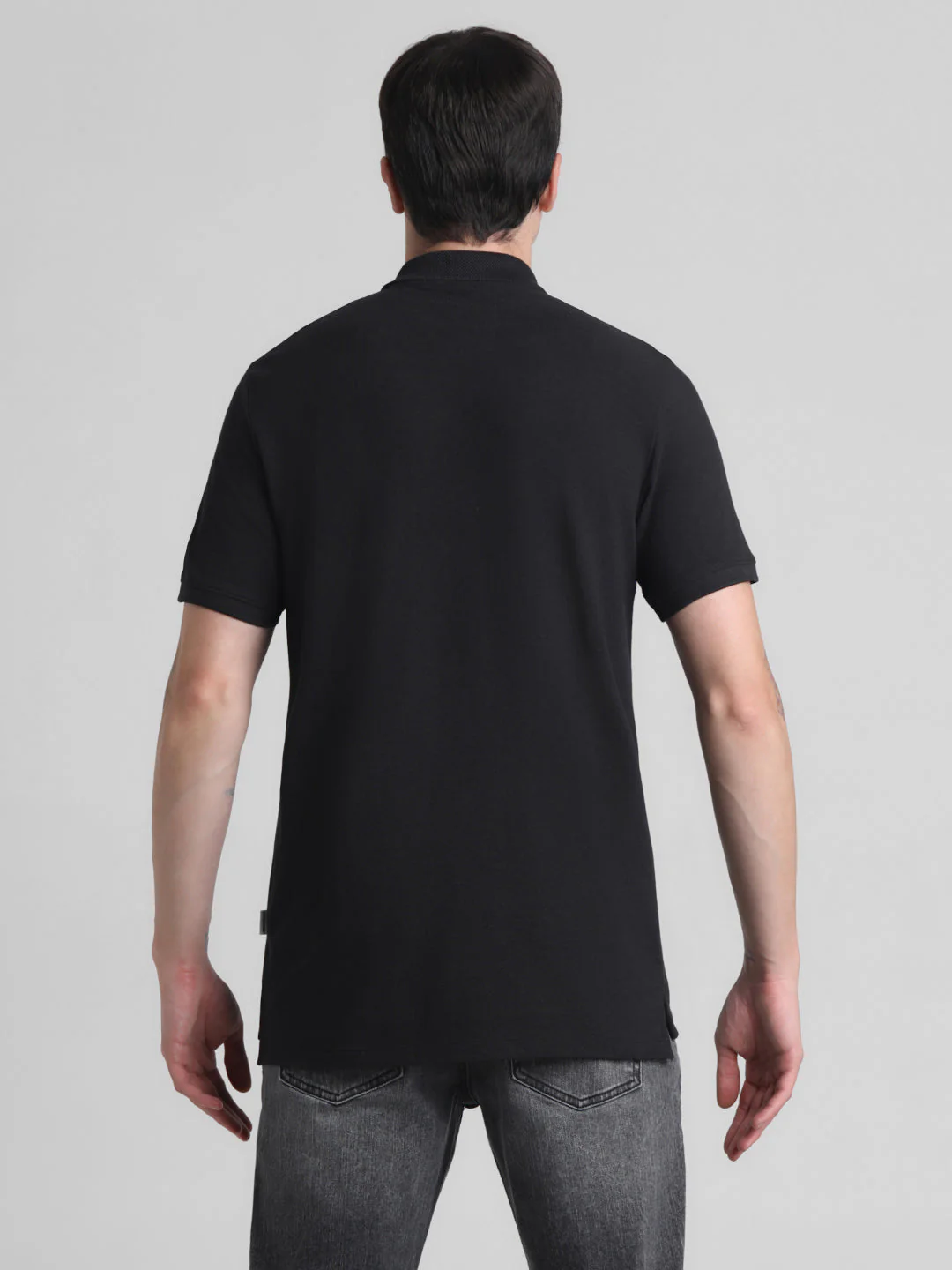 Black Regular Fit Polo - Image 9