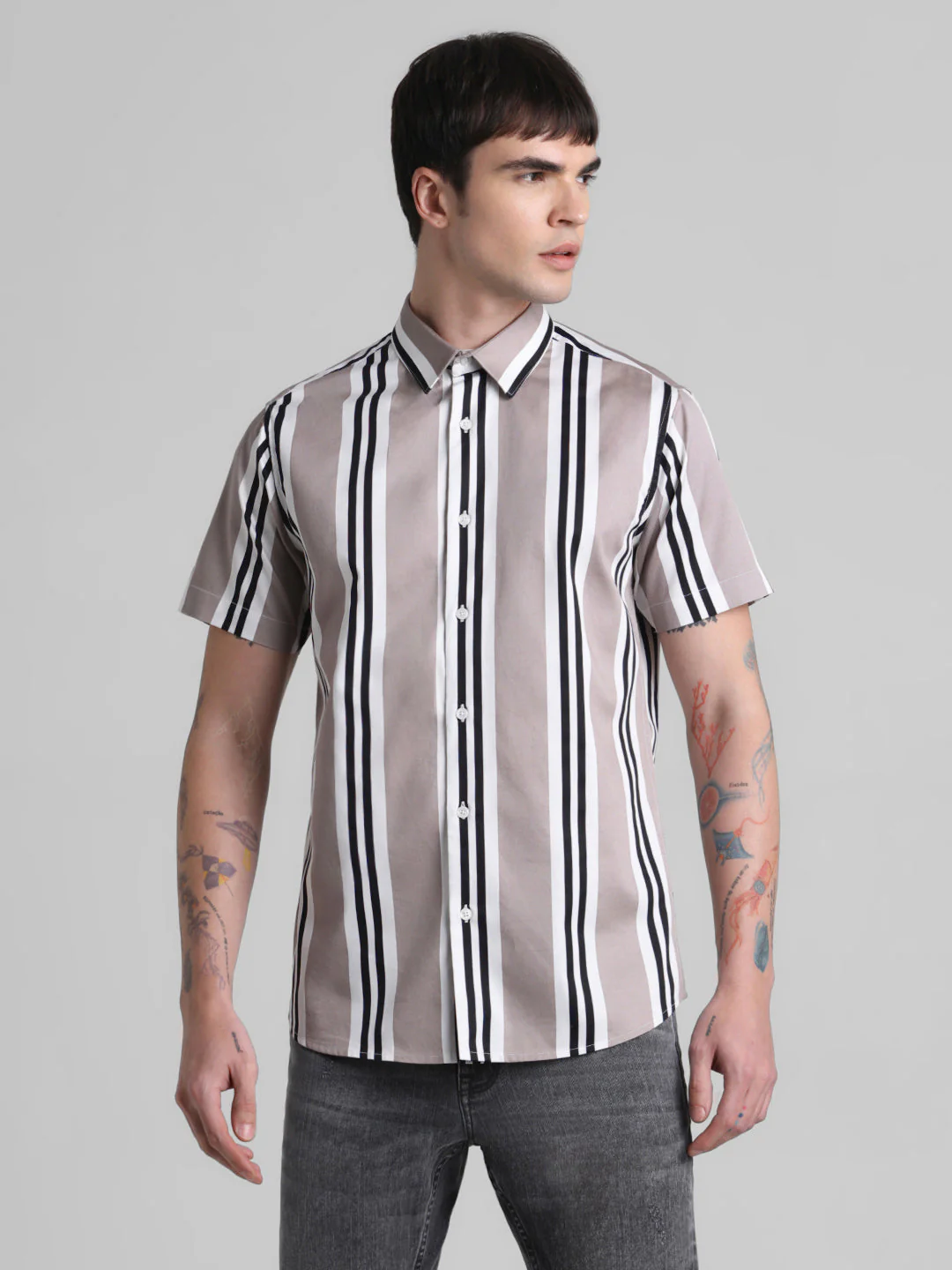 Striped Short Sleeve Shirt - Image 2
