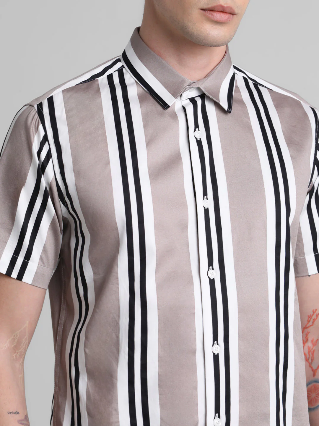 Striped Short Sleeve Shirt - Image 5