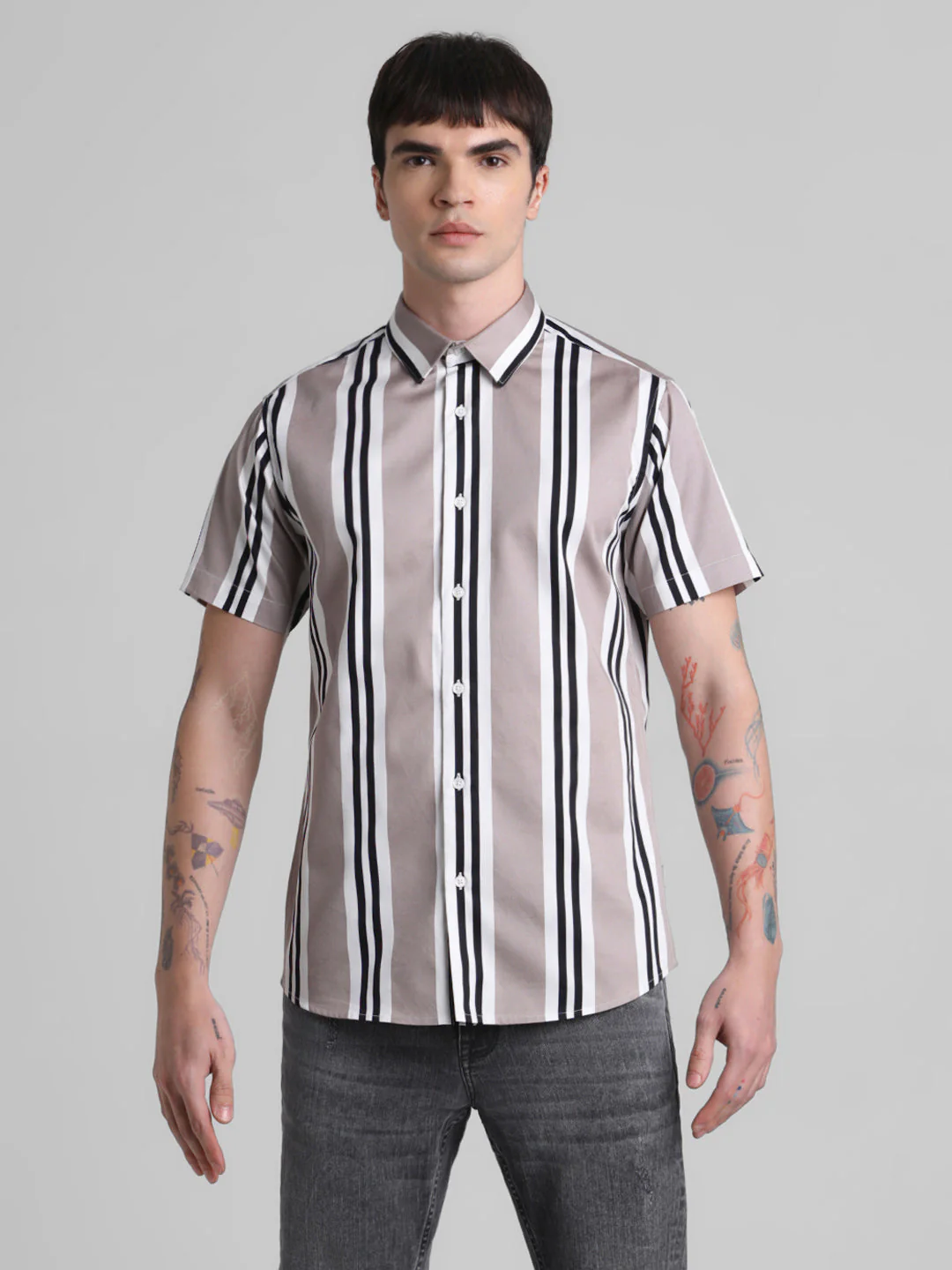Striped Short Sleeve Shirt - Image 8