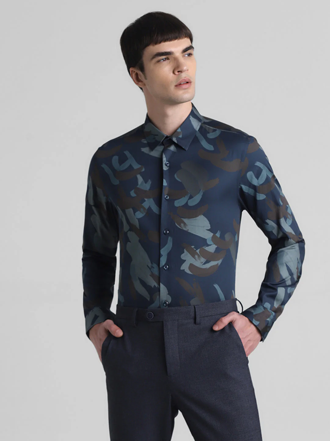 Abstract Print Shirt - Image 2