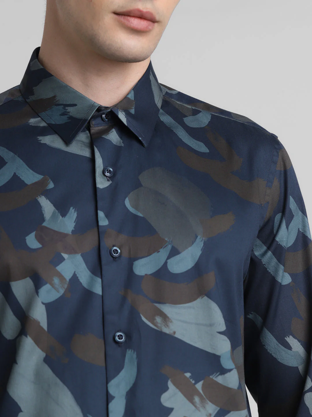 Abstract Print Shirt - Image 5