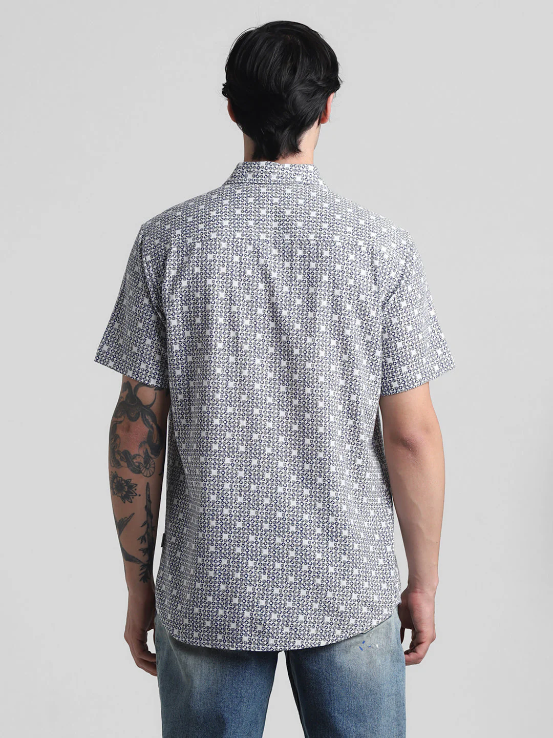 Geometric Print Short Sleeve Shirt - Image 9