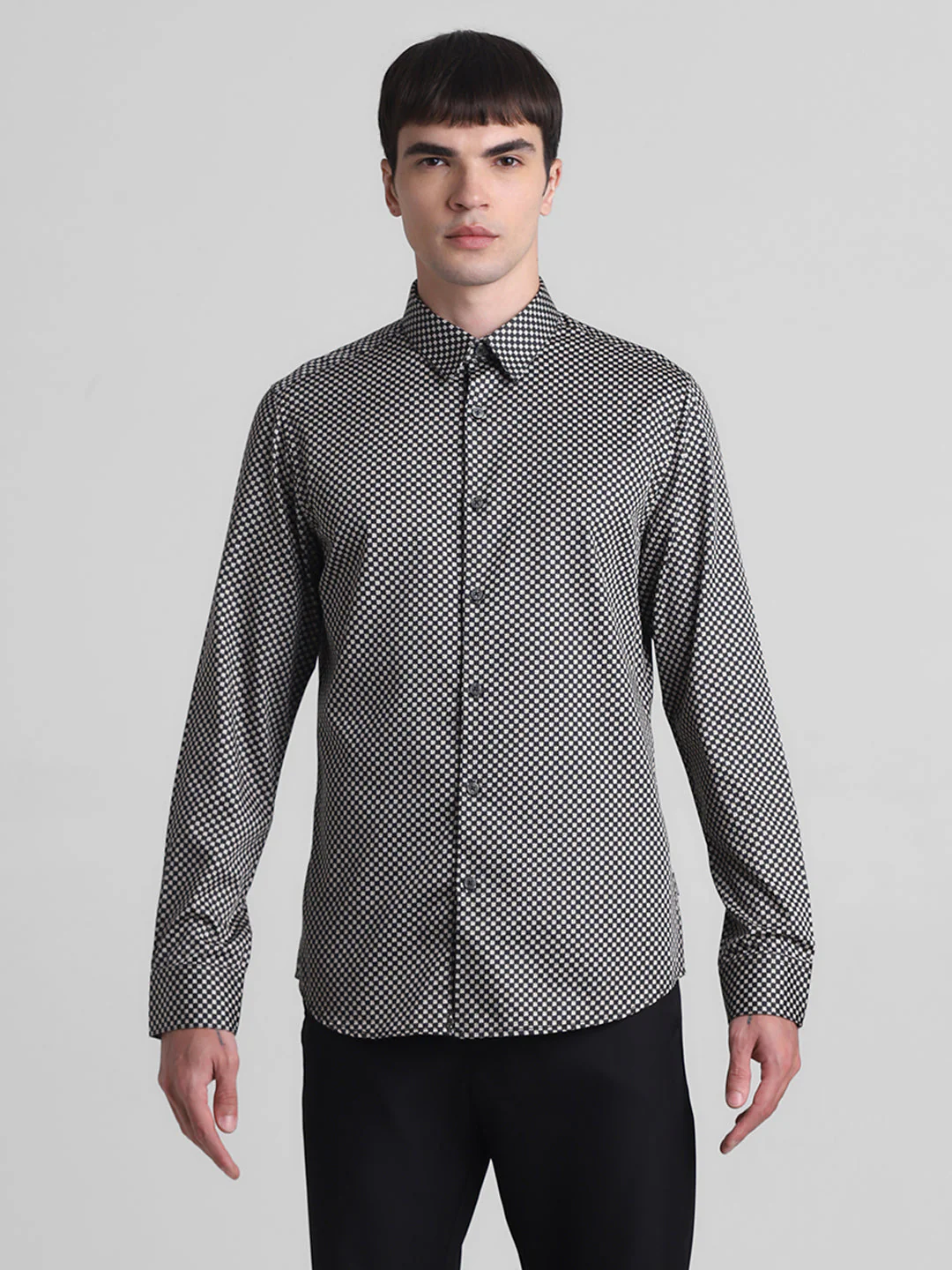 Geometric Print Full Sleeves Shirt - Image 7