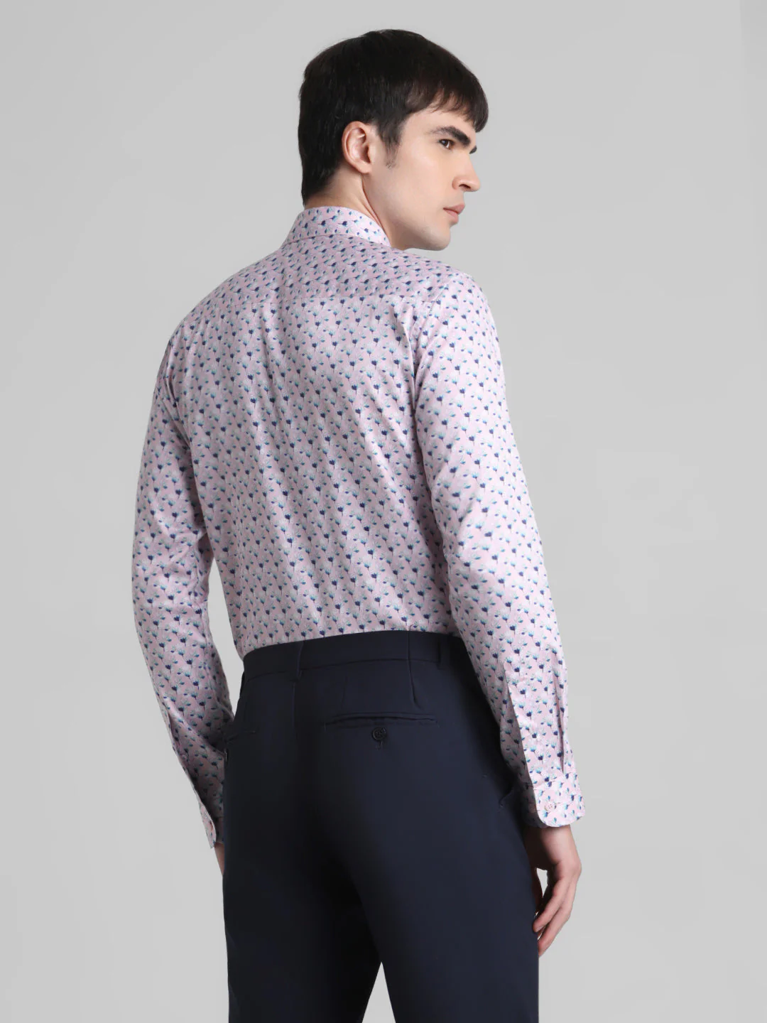 Pink Abstract Print Shirt - Image 4
