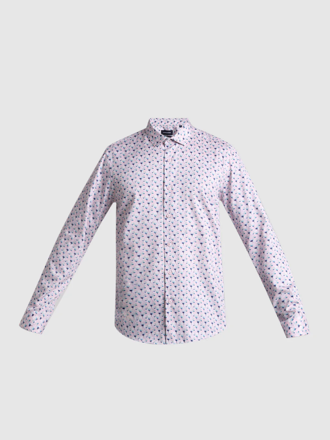 Pink Abstract Print Shirt - Image 7