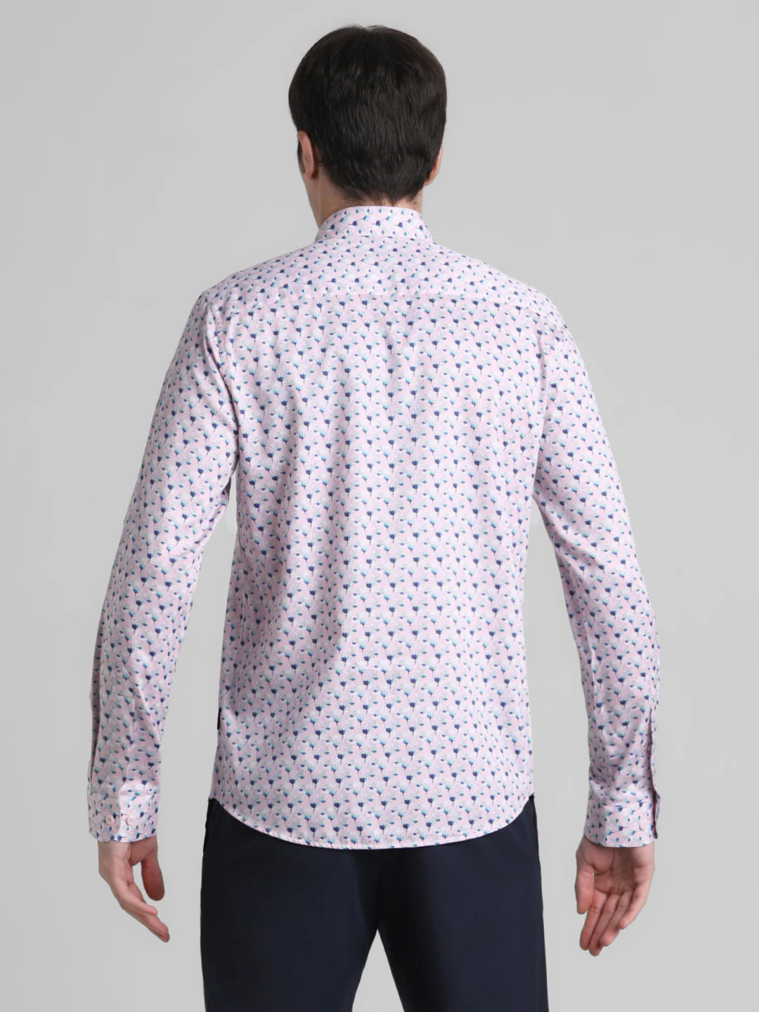 Pink Abstract Print Shirt - Image 9