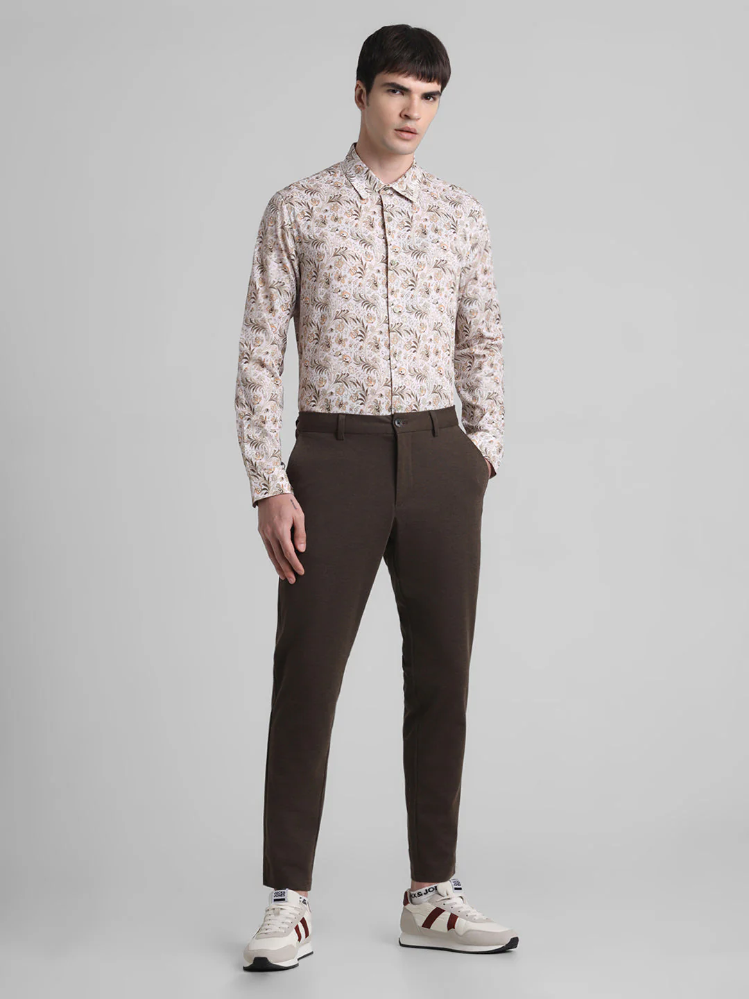 Beige Paisley Print Shirt - Image 6