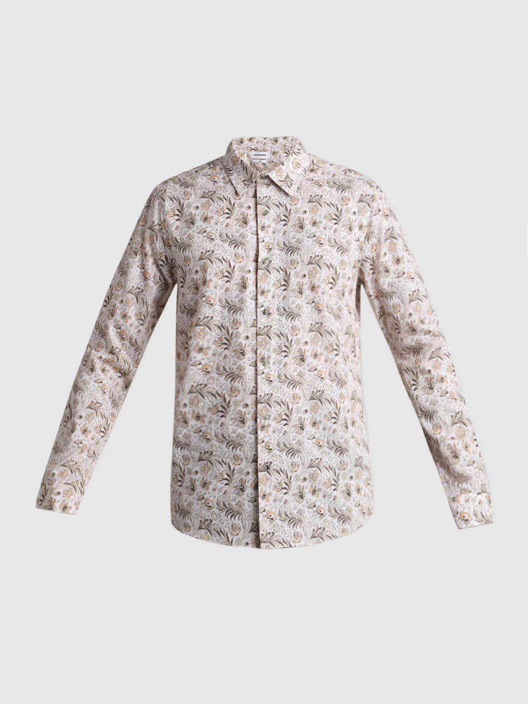 Beige Paisley Print Shirt - Image 7