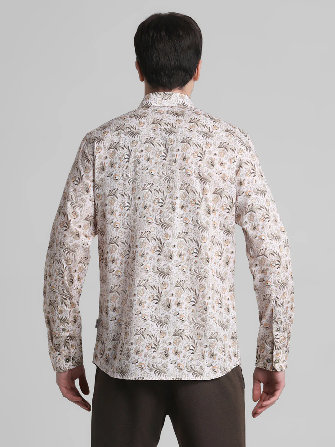Beige Paisley Print Shirt - Image 9