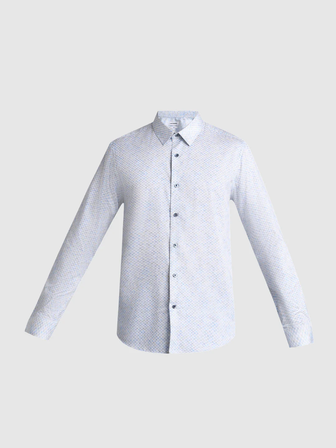 White Printed Cotton Shirt - Image 7