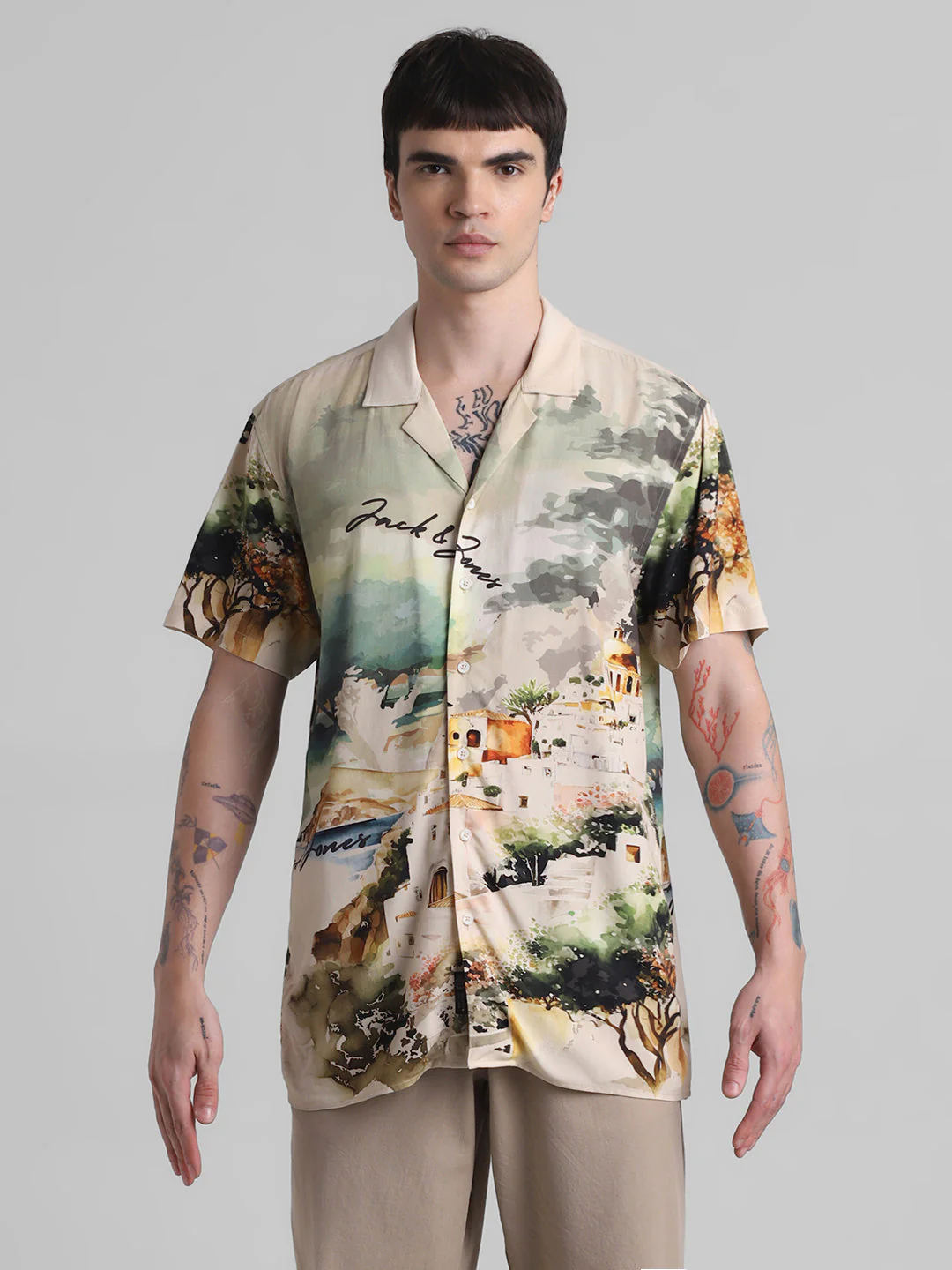 Scenic Print Resort Shirt - Image 8