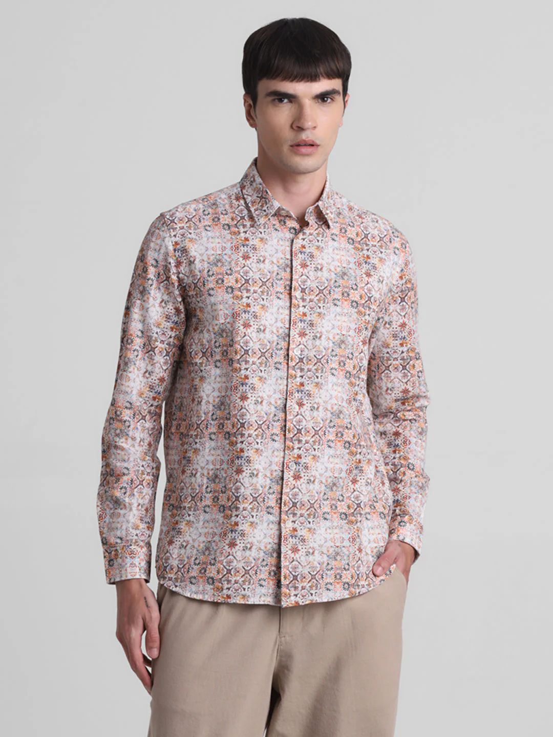 All-Over Mosaic Print Shirt - Image 2