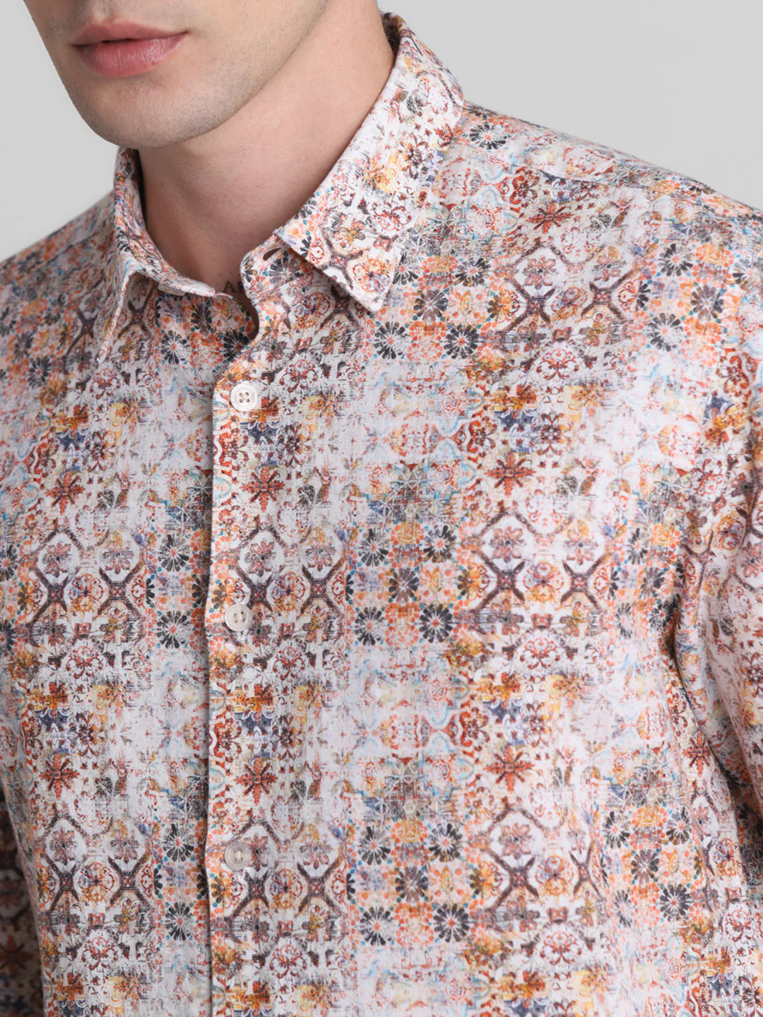 All-Over Mosaic Print Shirt - Image 5