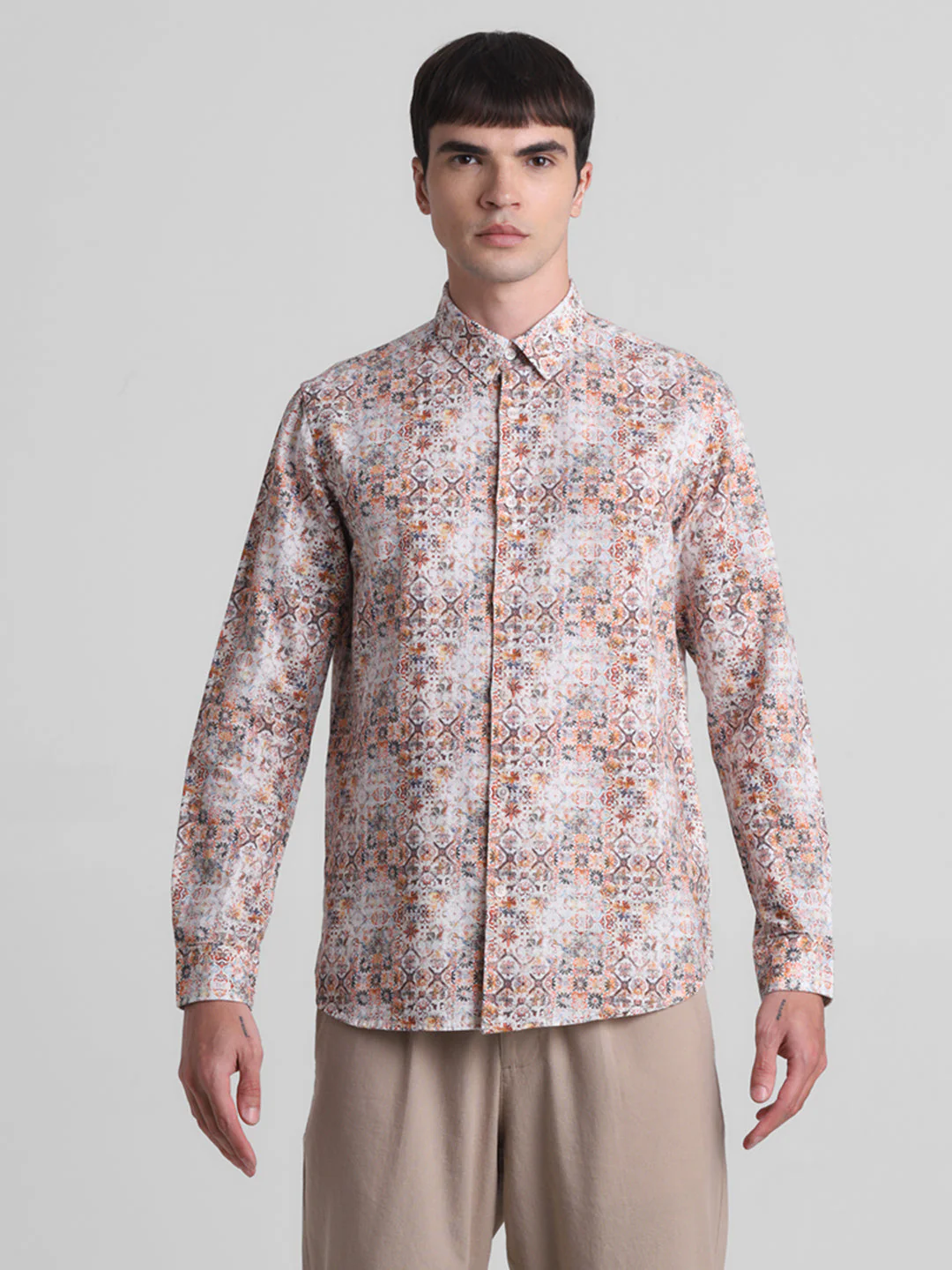 All-Over Mosaic Print Shirt - Image 8