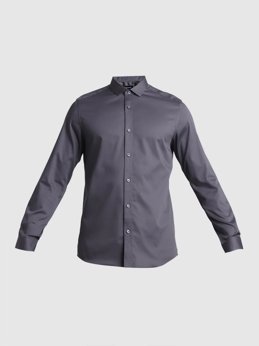 Classic Dark Grey Formal Shirt - Image 7