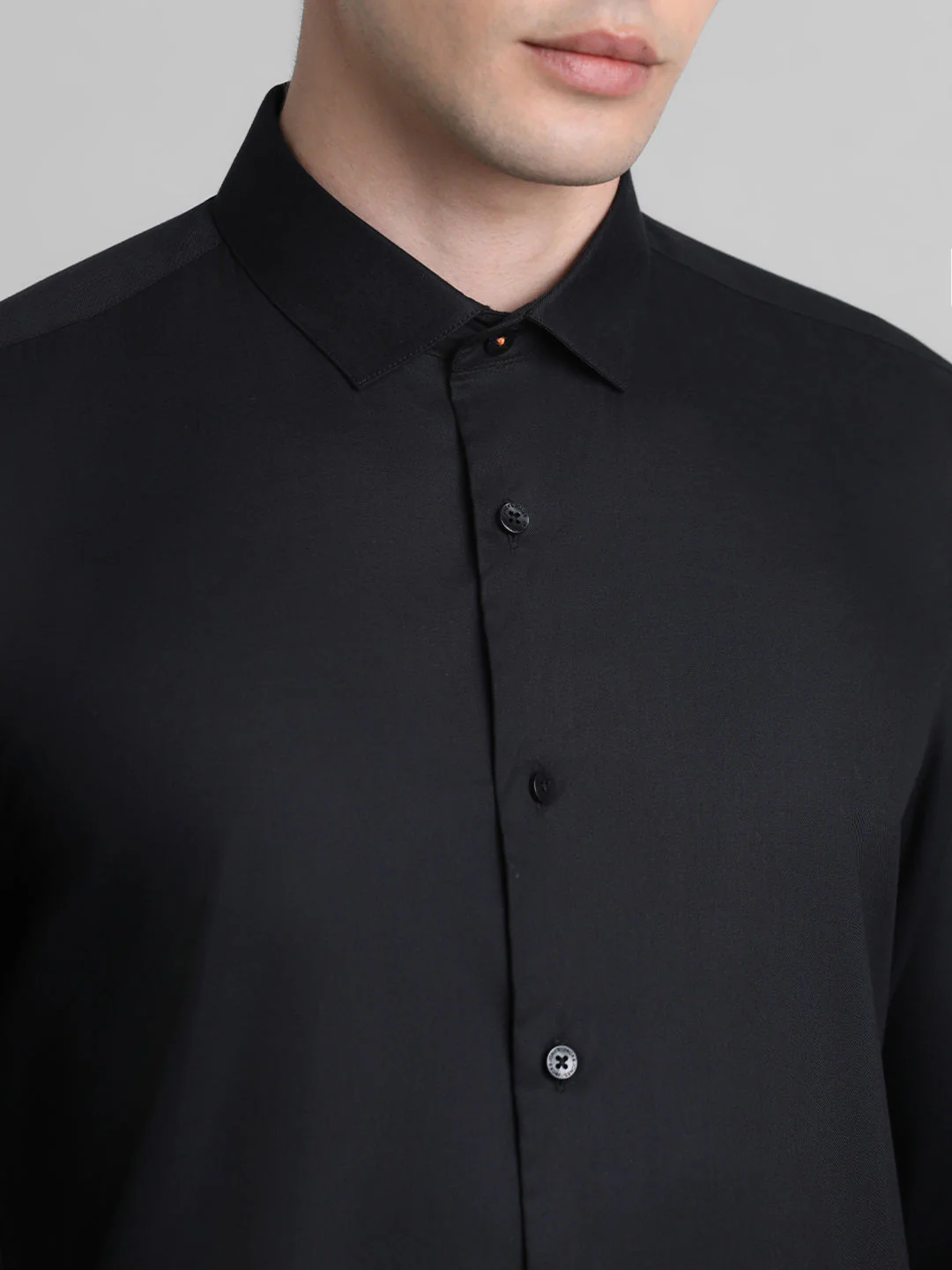 Black Check Full Sleeves Shirt - Image 5