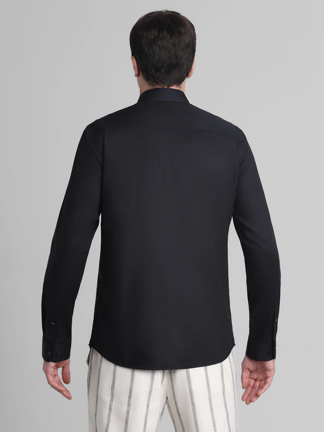 Black Check Full Sleeves Shirt - Image 9