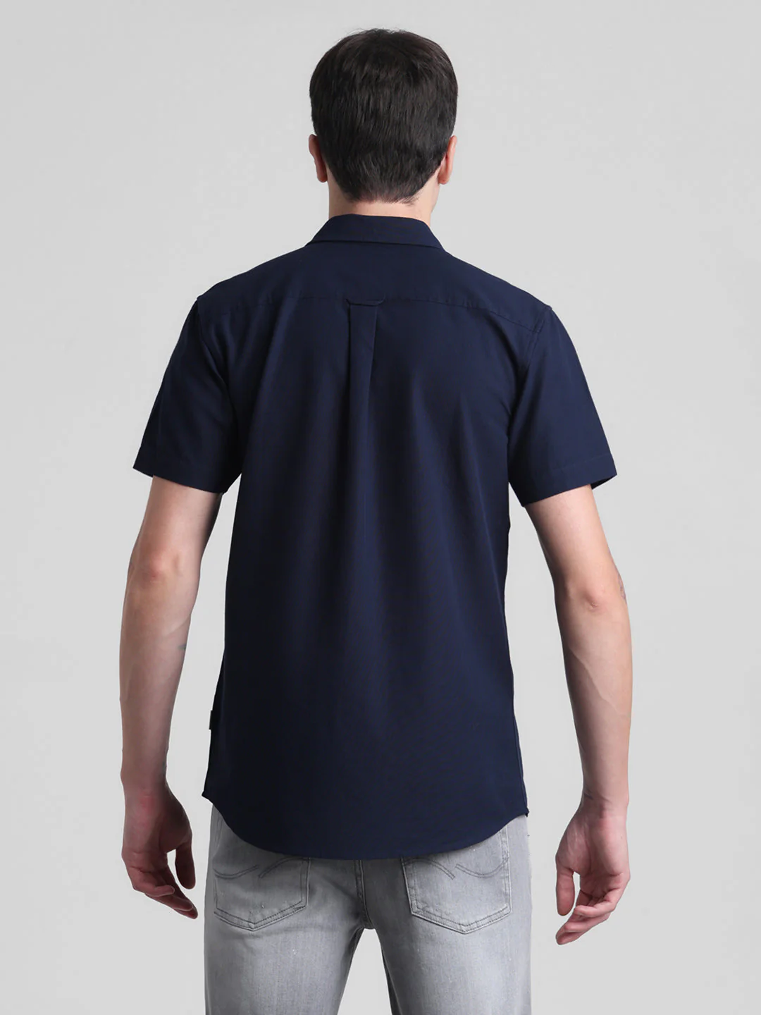 Navy Blue Short Sleeve Shirt - Image 9