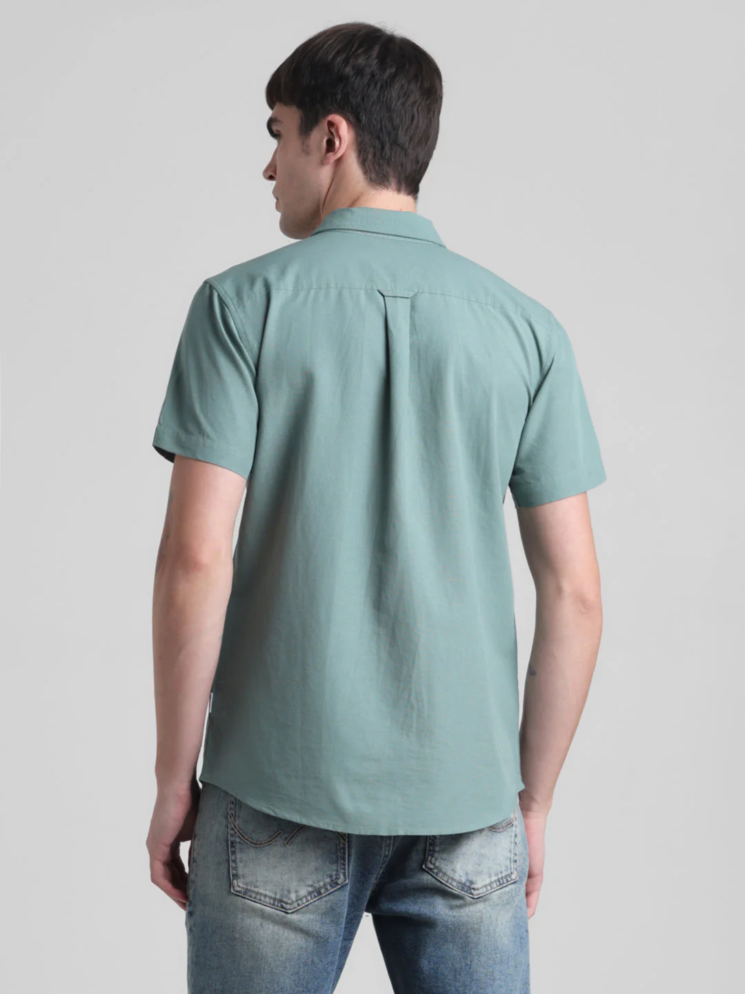 Green Short Sleeve Shirt - Image 4