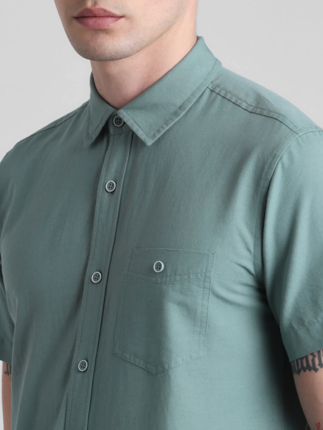 Green Short Sleeve Shirt - Image 5