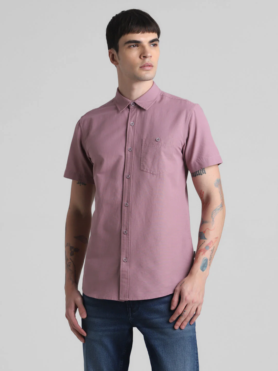 Mauve Short Sleeve Shirt - Image 2