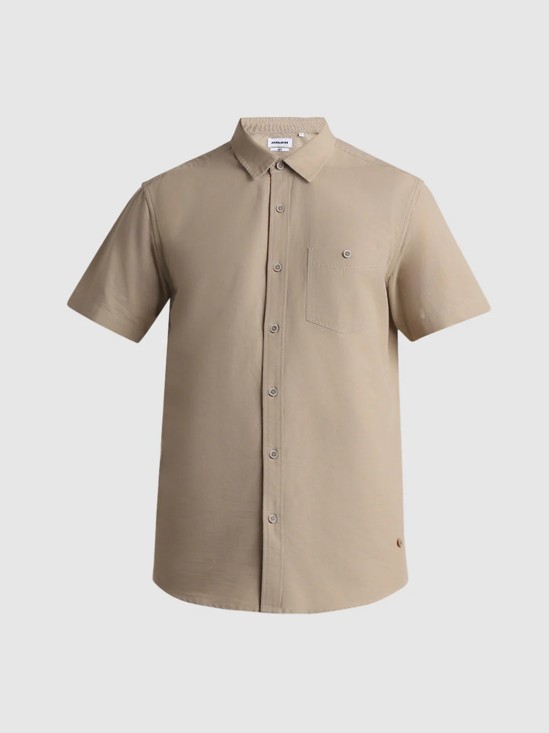 Beige Short Sleeve Shirt - Image 7