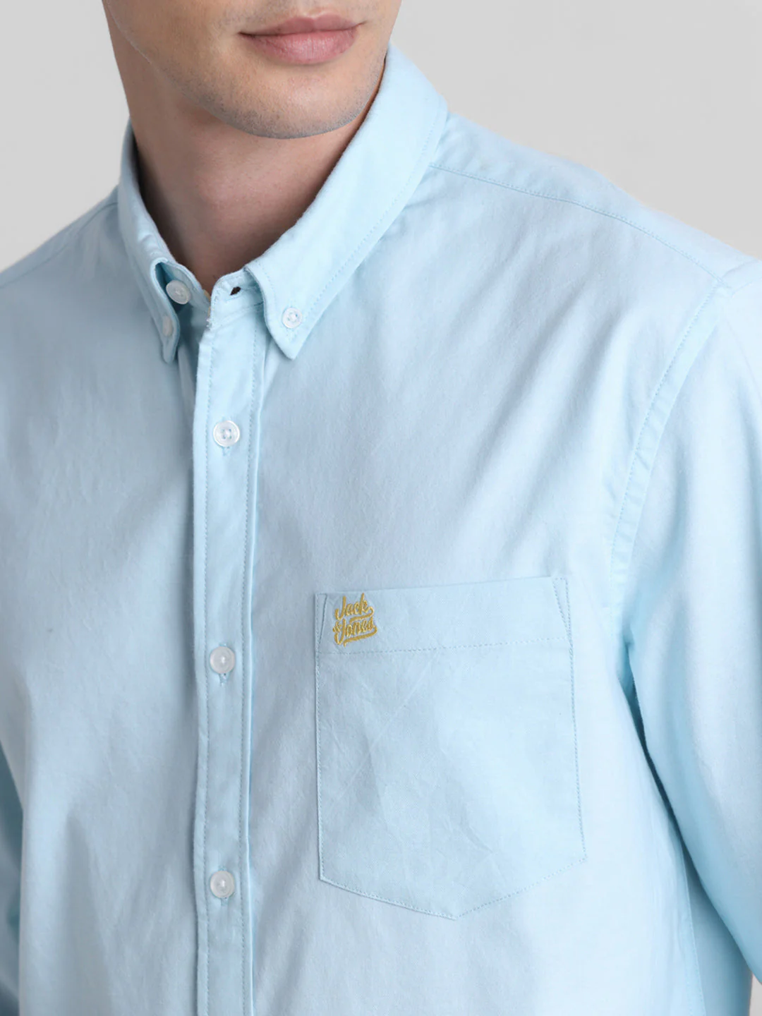 Sky Blue Button-Down Shirt - Image 5