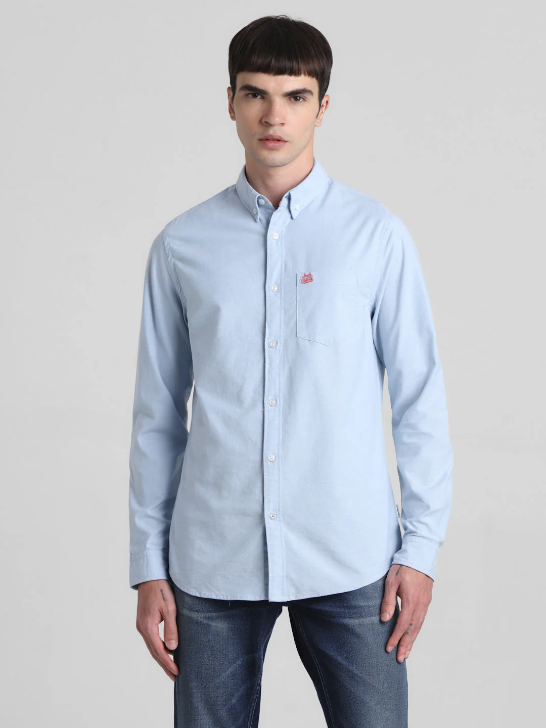 Blue Button-Down Shirt - Image 2