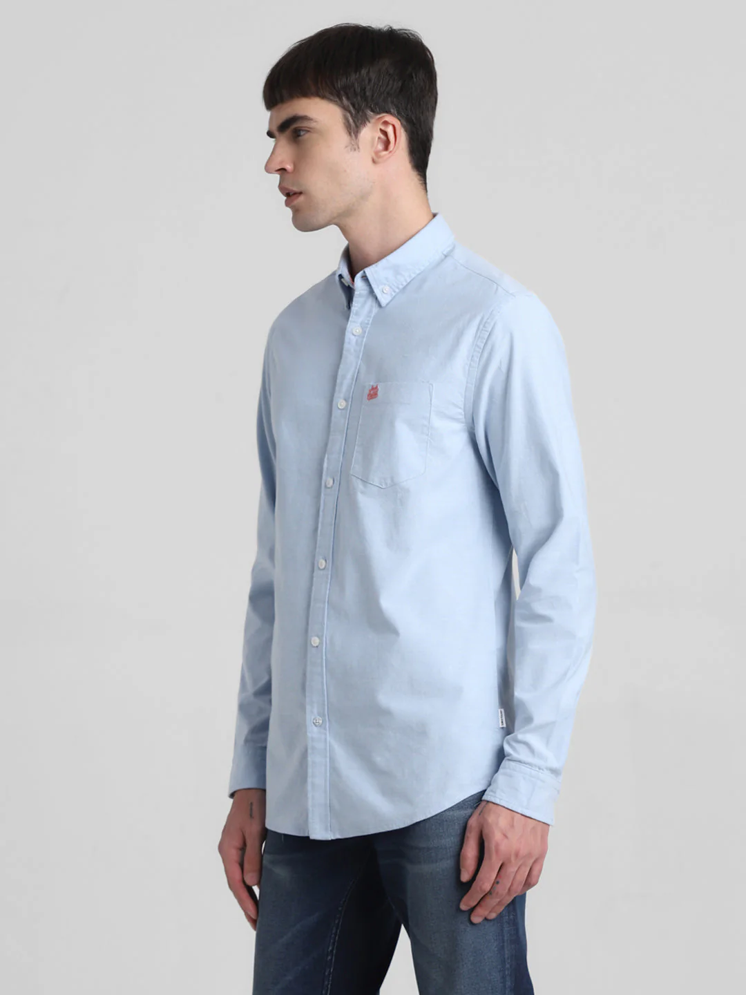 Blue Button-Down Shirt - Image 3