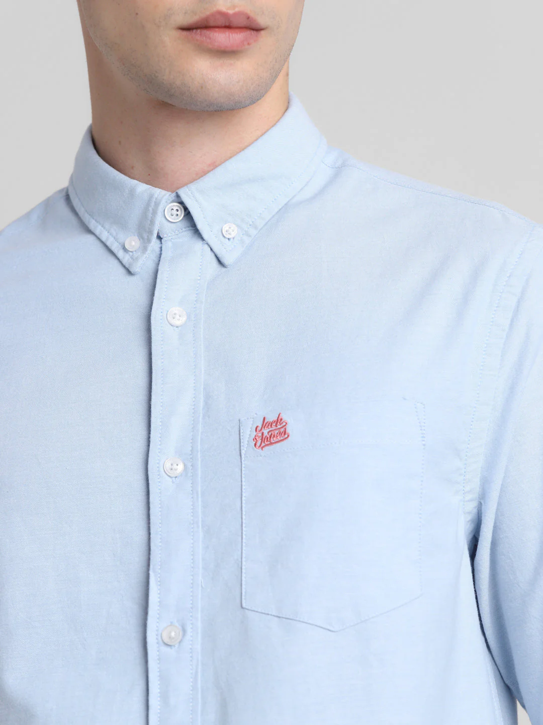 Blue Button-Down Shirt - Image 5