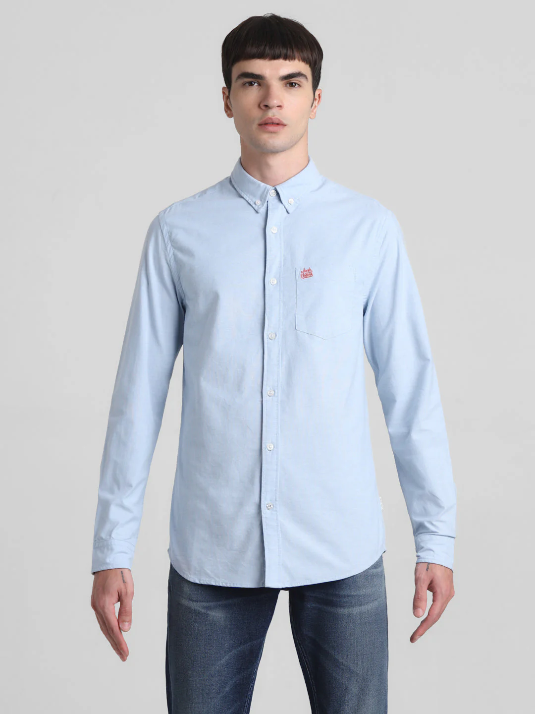 Blue Button-Down Shirt - Image 8