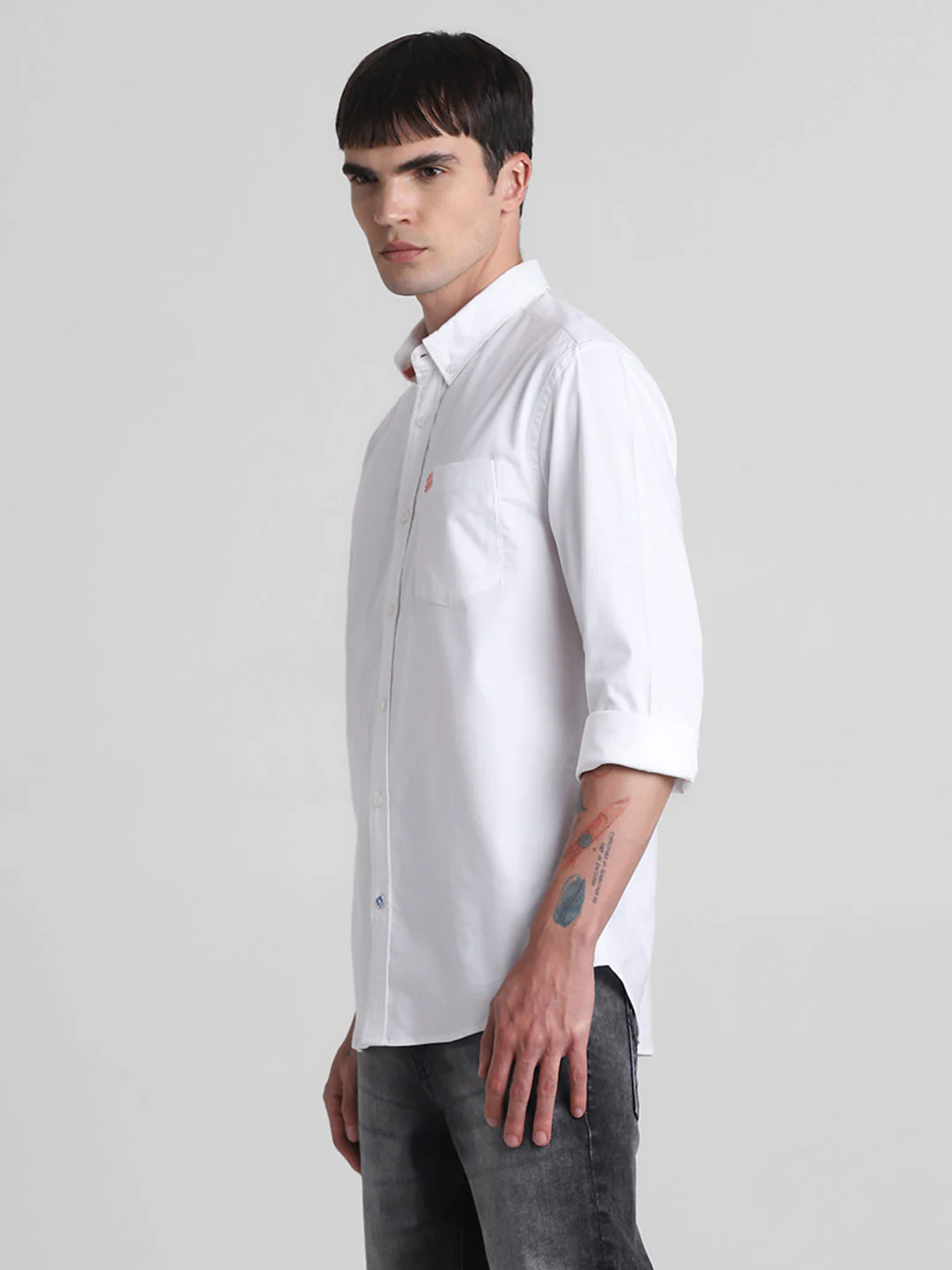 White Button-Down Shirt - Image 3