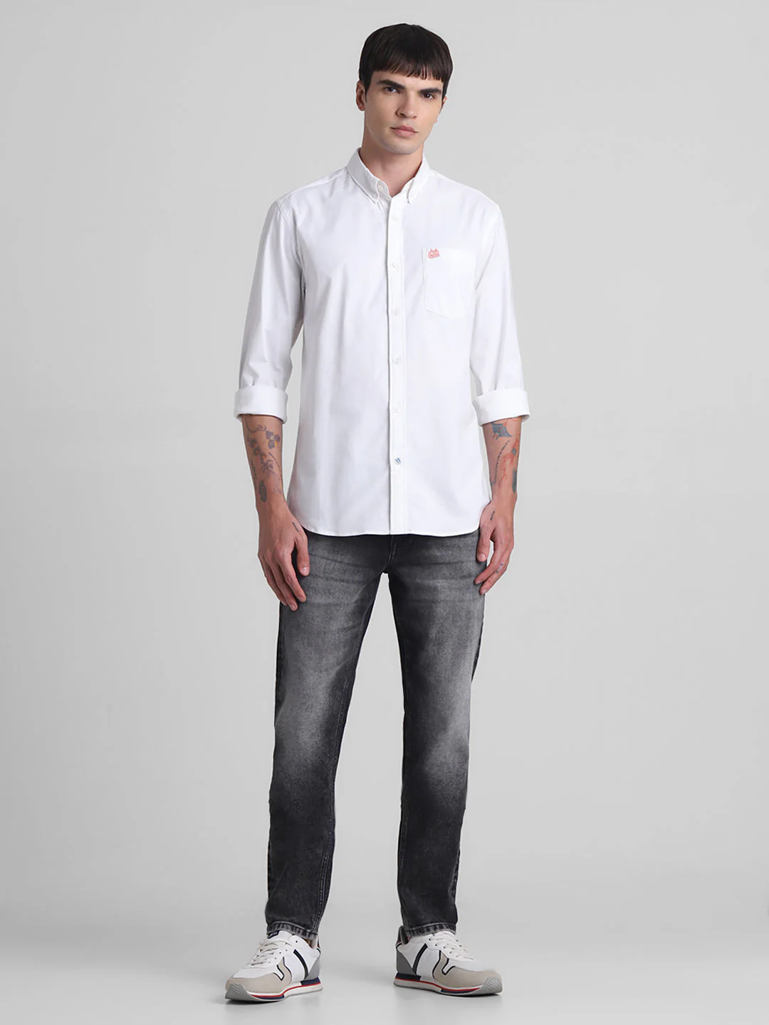 White Button-Down Shirt - Image 6