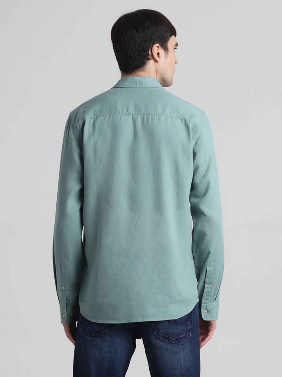 Sage Green Linen Blend Shirt - Image 4