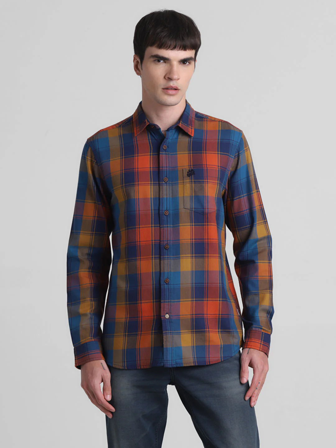 Multi-Colour Check Cotton Shirt - Image 2