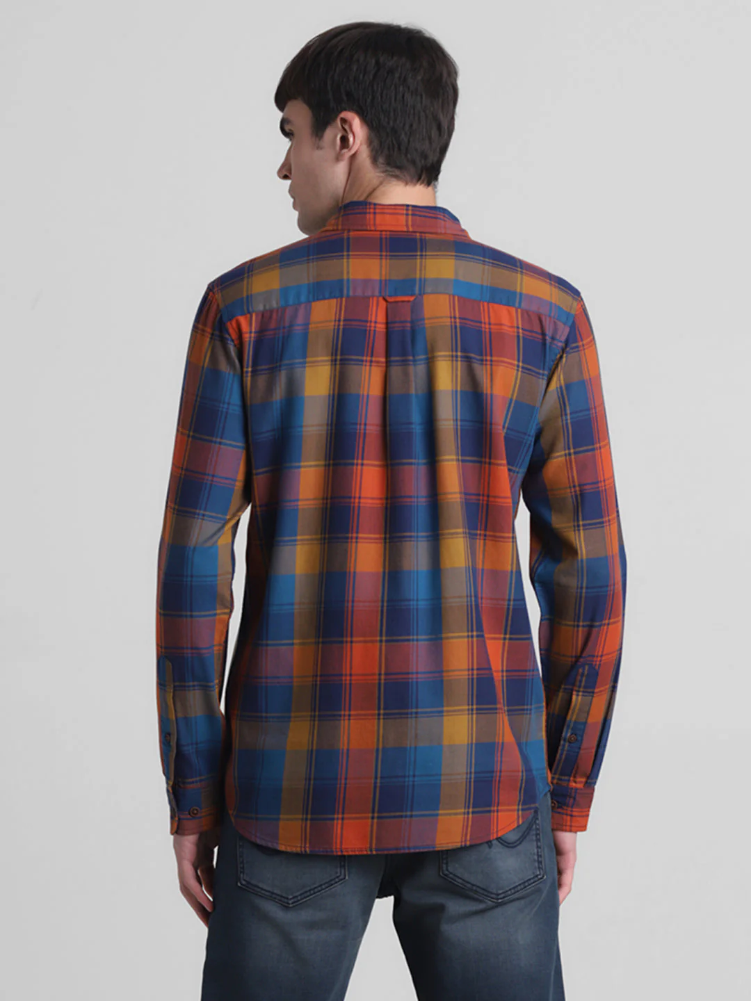 Multi-Colour Check Cotton Shirt - Image 4