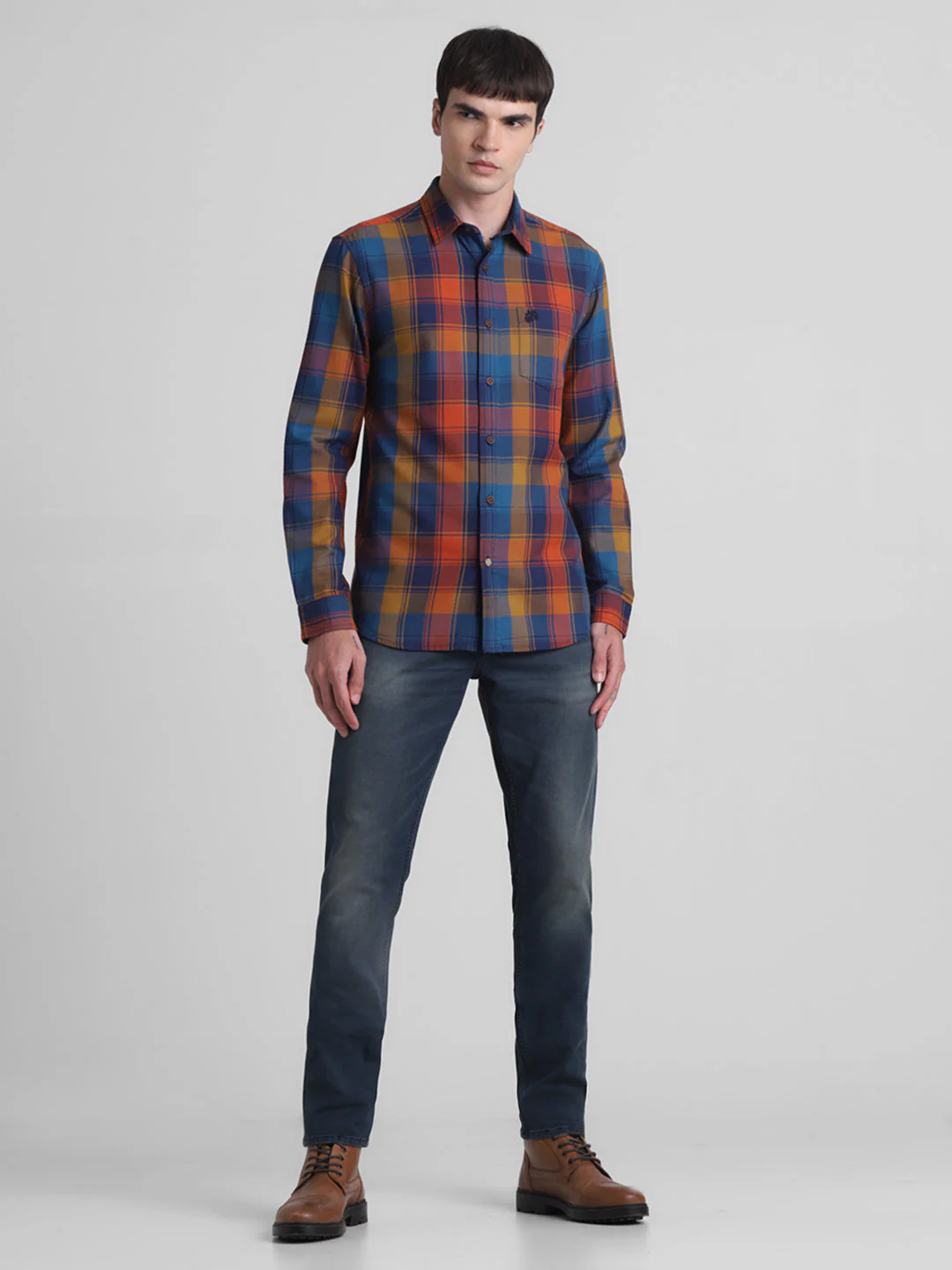 Multi-Colour Check Cotton Shirt - Image 6